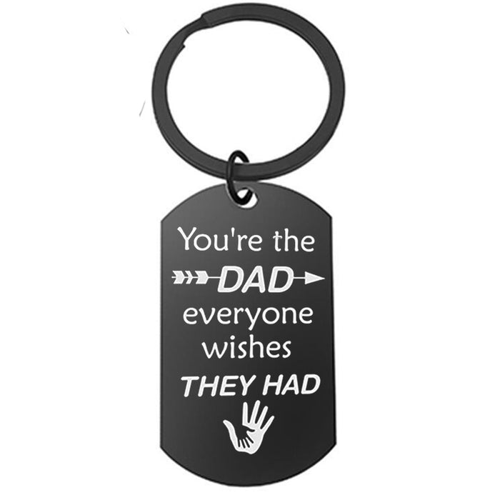 Wholesale Father's Day Gift Stainless Steel Military Brand Keychain MOQ≥2 JDC-KC-XYue001