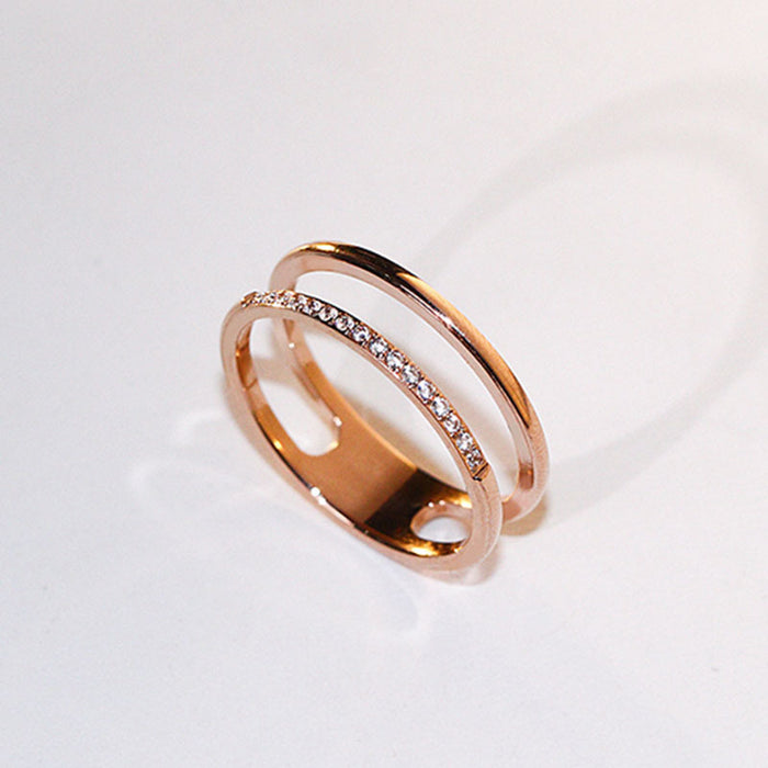 Jewelry WholesaleWholesale rose gold stainless steel open ring rose JDC-RS-Aiqs001 Rings CADDCENG/卡帝臣实力 %variant_option1% %variant_option2% %variant_option3%  Factory Price JoyasDeChina Joyas De China