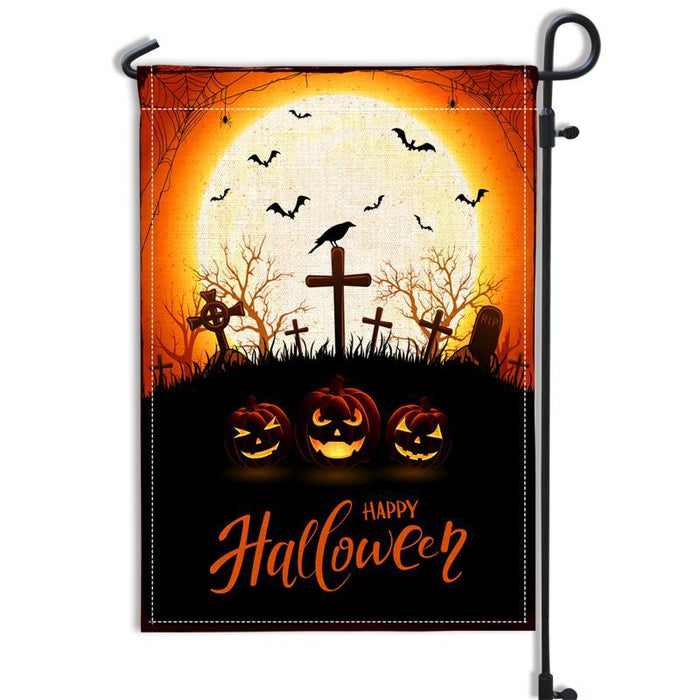 Bandera decorativa de Halloween de la bandera de Halloween al por mayor estampado de doble cara MOQ≥3pcs JDC-DCN-YIFEI001