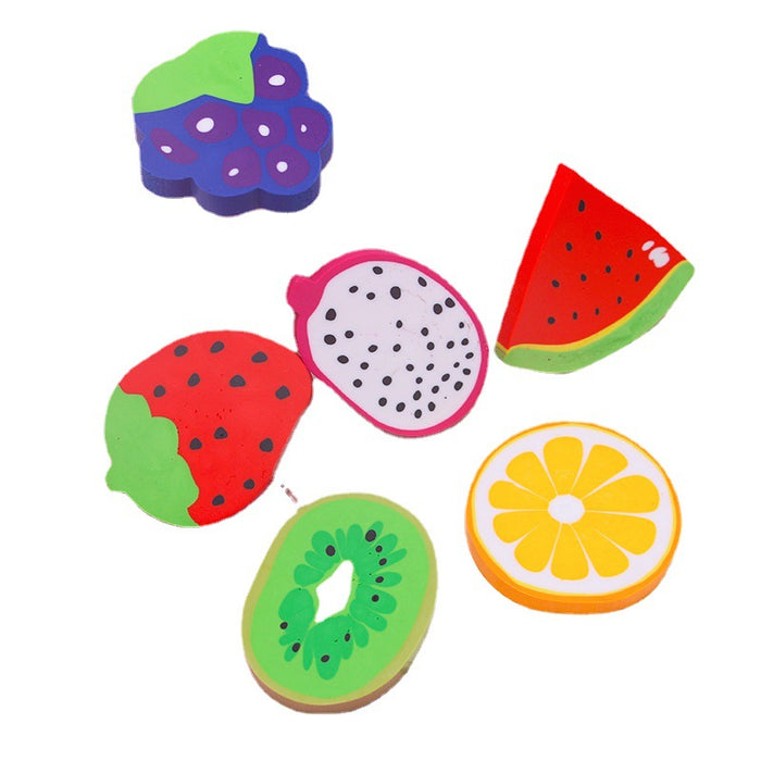 Wholesale Eraser Cartoon Fruit Watermelon Strawberry MOQ≥10 JDC-ERA-QHJ003
