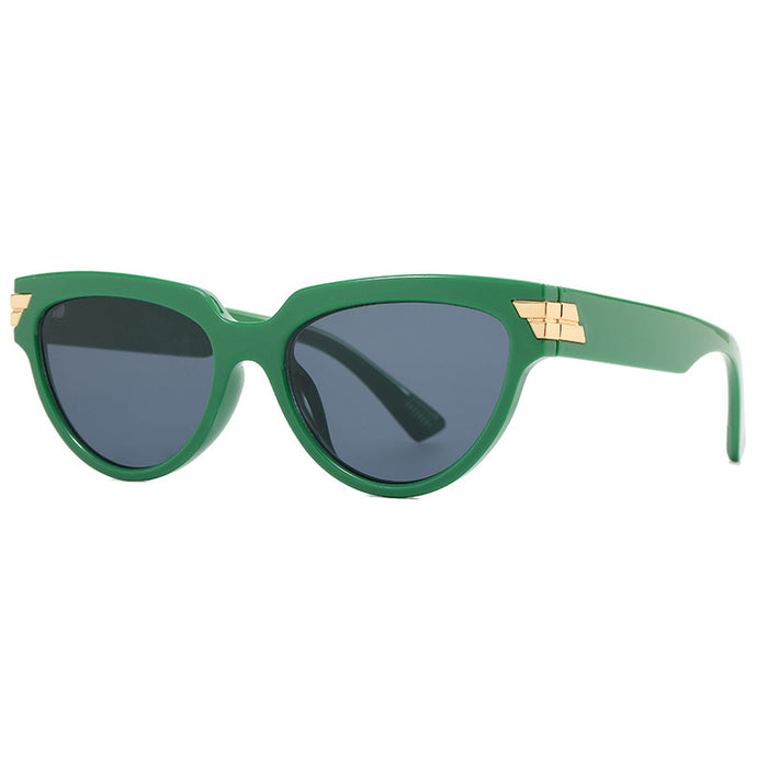 Wholesale Sunglasses AC Retro Cat Eye Sunglasses MOQ≥2 JDC-SG-KaN011