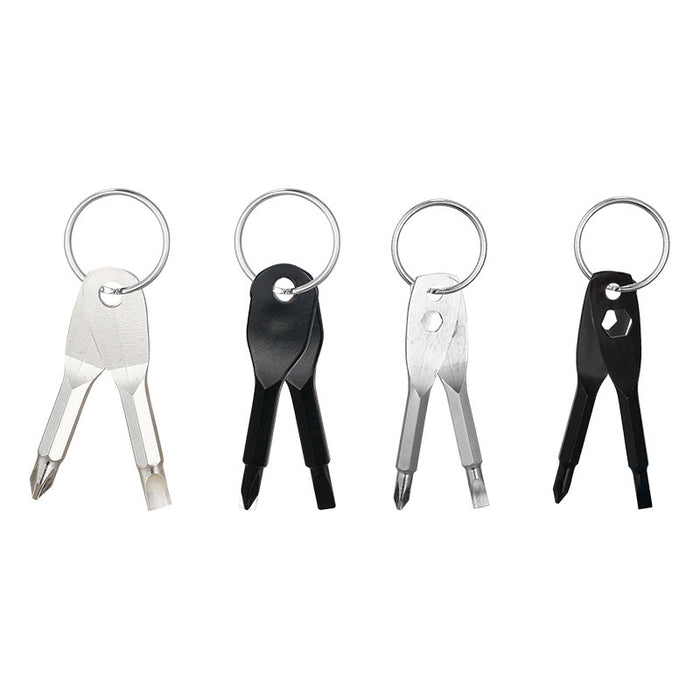 Wholesale Keychain Portable Screwdriver Outdoor Multifunctional Tool Metal JDC-KC-YWMX004