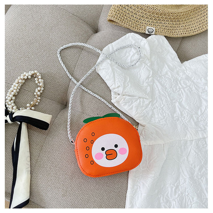 Wholesale PU Kids Mini Fruit Shoulder Bag JDC-SD-Xinqing002