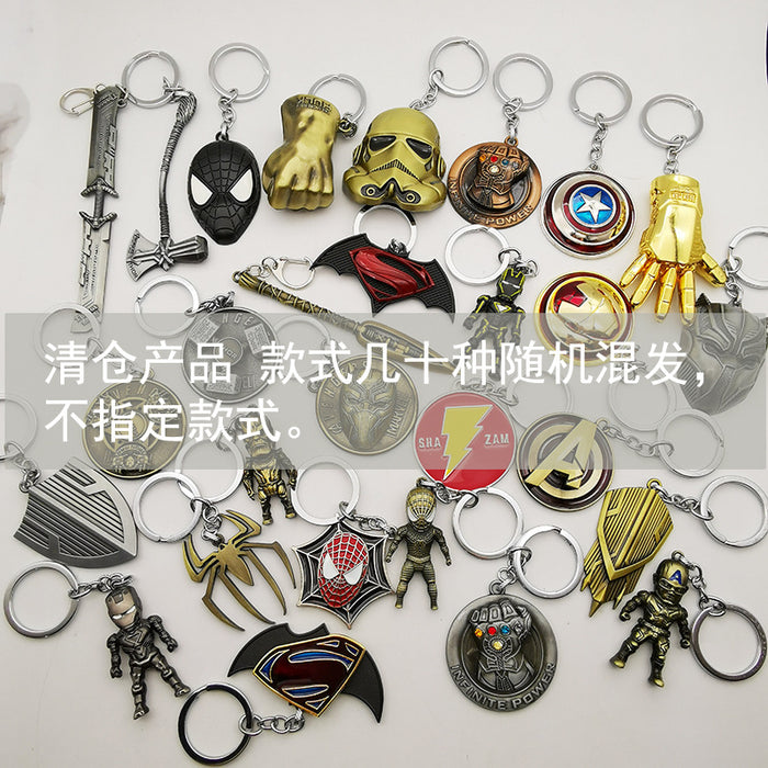 Wholesale Keychains For Backpacks keychain weapon model metal pendant random 100pcs JDC-KC-SMo001