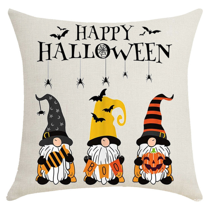 Wholesale Pillowcase Blended Halloween Cartoon Print JDC-PW-Yiyang001