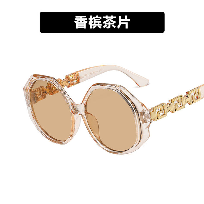 Jewelry WholesaleWholesale large box irregular vintage metal skeleton sunglasses JDC-SG-KD138 Sun Glasses 珂盾 %variant_option1% %variant_option2% %variant_option3%  Factory Price JoyasDeChina Joyas De China