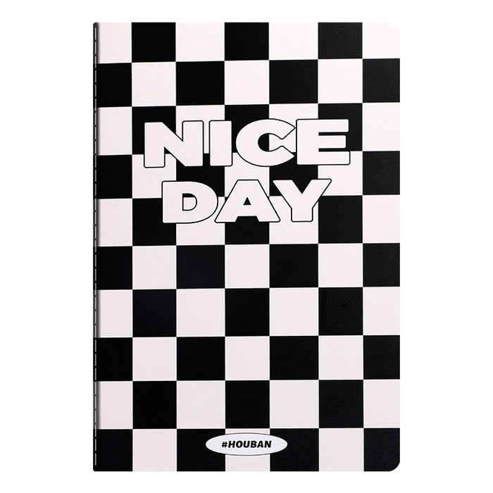 Wholesale Dowling Paper Checkerboard Notebook Diary Girl's Heart Notepad JDC-NB-SiF001