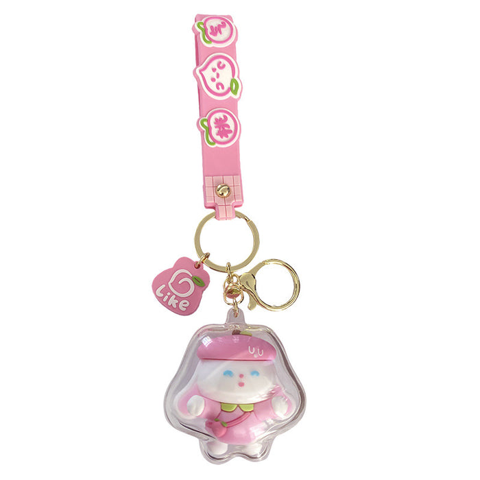 Wholesale Keychains For Backpacks Taoxi Rabbit Keychain Women's School Bag Bag Ornament MOQ≥2 JDC-KC-LingY008