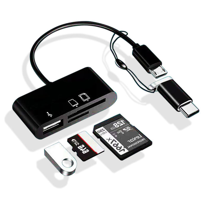 Lector de tarjetas multifunción ABS de ABS mayorista USB 2.0 JDC-CR-XCF001
