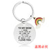 Jewelry WholesaleWholesale Mother's Day Gift Rainbow Electroplated Metal Keychain JDC-KC-GangGu004 Keychains 钢古 %variant_option1% %variant_option2% %variant_option3%  Factory Price JoyasDeChina Joyas De China