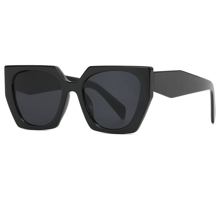 Wholesale Sunglasses AC Colorblock Rough Frame Square JDC-SG-ZheT012