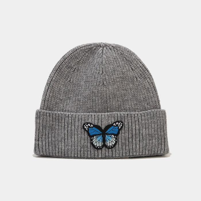 Wholesale Hat Wool Butterfly Knitted Hat MOQ≥2 JDC-FH-LvYi032