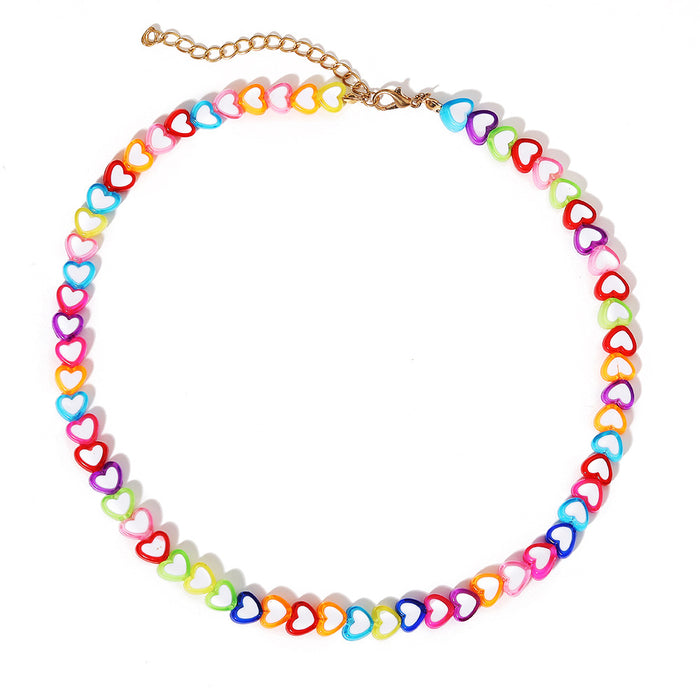 Wholesale Necklace Beads Color collarbone chain MOQ≥2 JDC-NE-F011