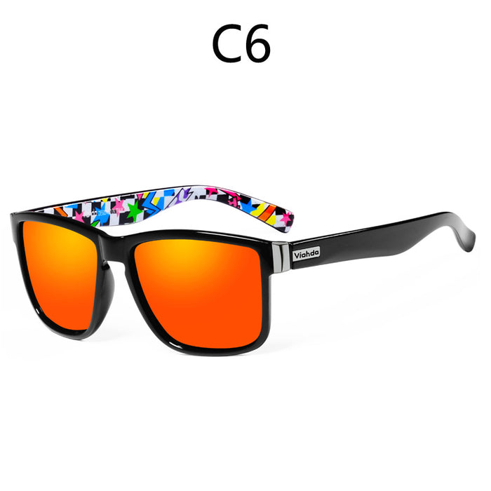 Tac al por mayor TAC Sports Gafas de sol cuadradas polarizadas MOQ≥2 JDC-SG-WSD001