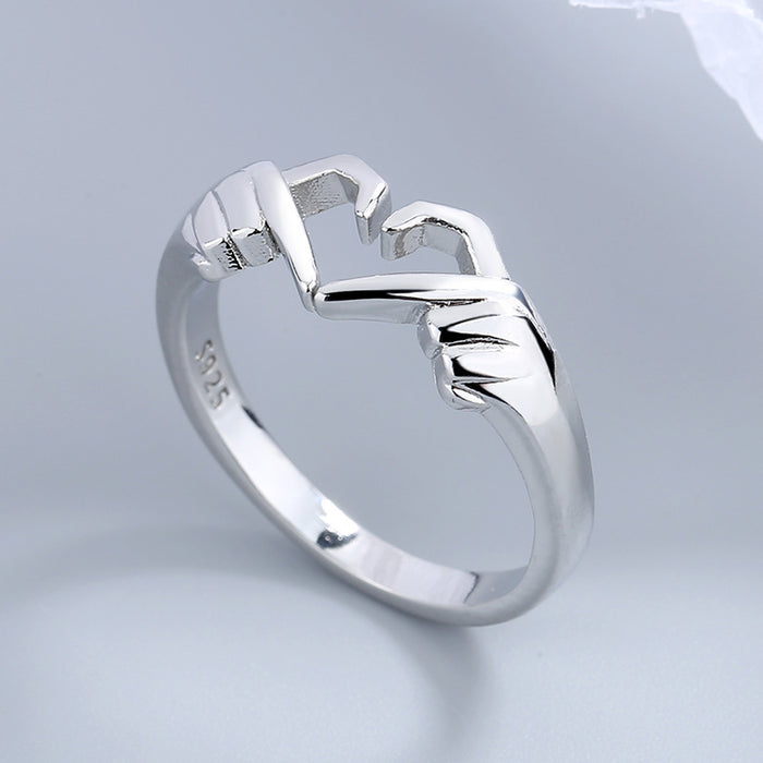 Wholesale Rings Alloy Love Rings Couple MOQ≥2 JDC-RS-ZhongY002