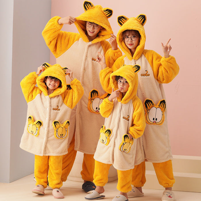 Wholesale Winter Cute Thickened Coral Fleece Children's Pajamas JDC-CTS-DNW004