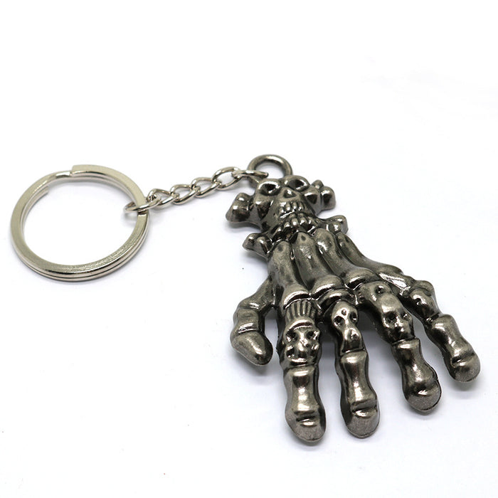 Wholesale Keychain Alloy Skull Claw Palm Keychain MOQ≥2 JDC-KC-HTian001
