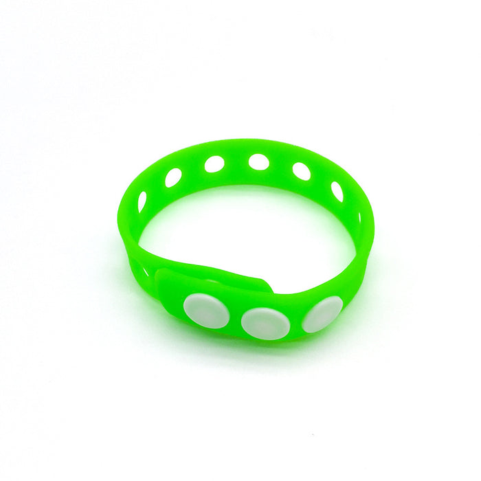 Wholesale Bracelet Silicone Kids Adjustable Size Hole MOQ≥2 JDC-BT-YChuang001