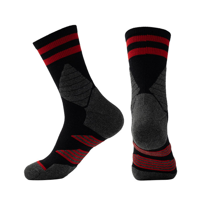 Wholesale Basketball Socks Thick Bottom Mountaineering Running Wear-resistant Breathable JDC-SK-TengYu002