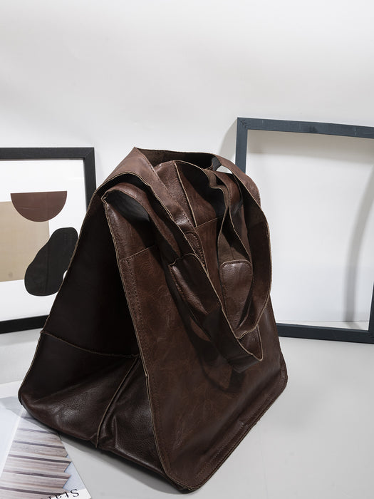 Wholesale Handbag PU Vintage Soft Leather Large Capacity Shoulder JDC-HB-Mingg002