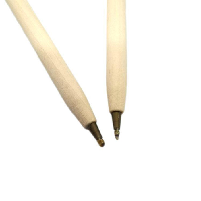 Wholesale Ballpoint Pen Bamboo Wood Halloween Witch Broom Ballpoint Pen MOQ≥2 JDC-BP-XYJ001