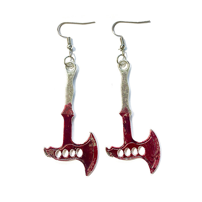 Wholesale Earring Metal Halloween Horror Exaggerated Earrings 2 pairs JDC-ES-Qunyi005