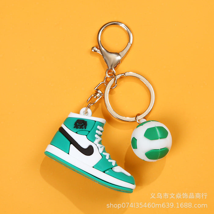 Wholesale Creative Football AJ Sneakers Keychain Car Keychain MOQ≥3 (F) JDC-KC-WYan005