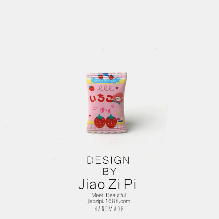 Wholesale Hair Clips Resin 3D Candy Snacks JDC-HC-JZP005