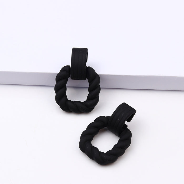 Wholesale Candy Color Acrylic Earrings MOQ≥2 JDC-ES-DUAI031