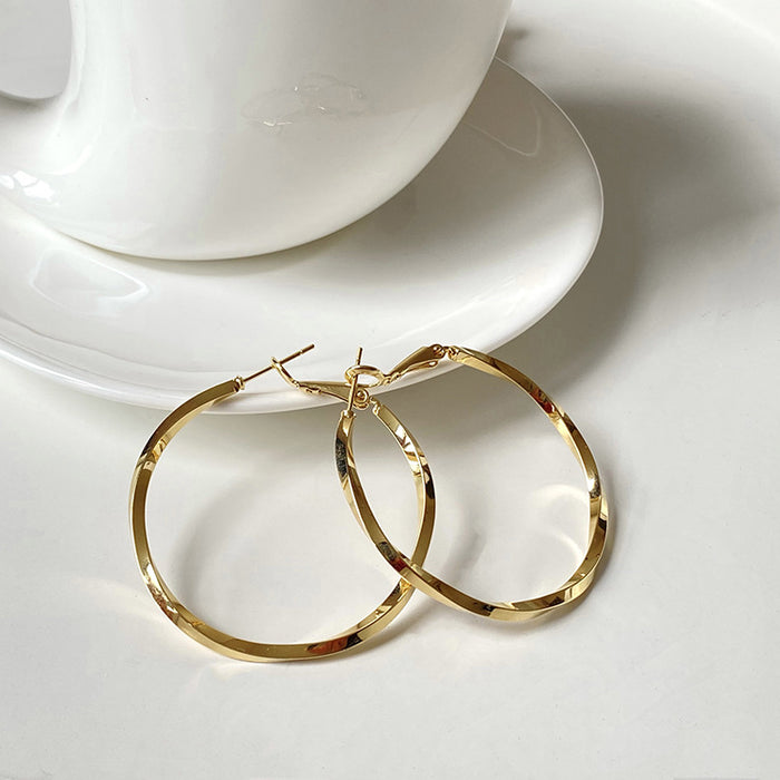 Wholesale Earrings Copper Simple Earrings JDC-ES-DangK003