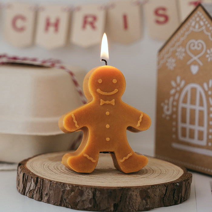 Wholesale Scented Candles Christmas Gingerbread Man Atmosphere Decoration Knitting MOQ≥5 JDC-SCS-YiM001