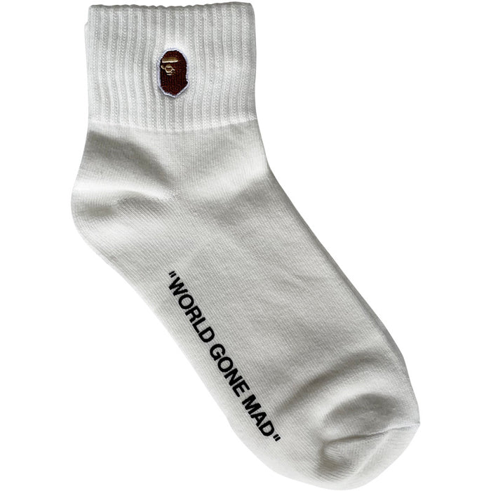 Wholesale Socks Cotton Ape Head Embroidered Stockings MOQ≥3 (F) JDC-SK-HaiTao003