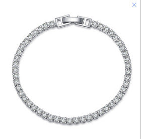 Wholesale Bracelet Copper Zircon Diamond Chain JDC-BT-BLX022