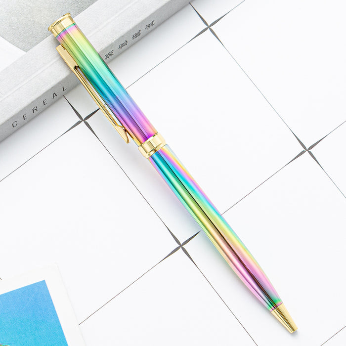 Wholesale Ballpoint Pen Metal Colorful Electroplated Gold JDC-BP-ZhenK004