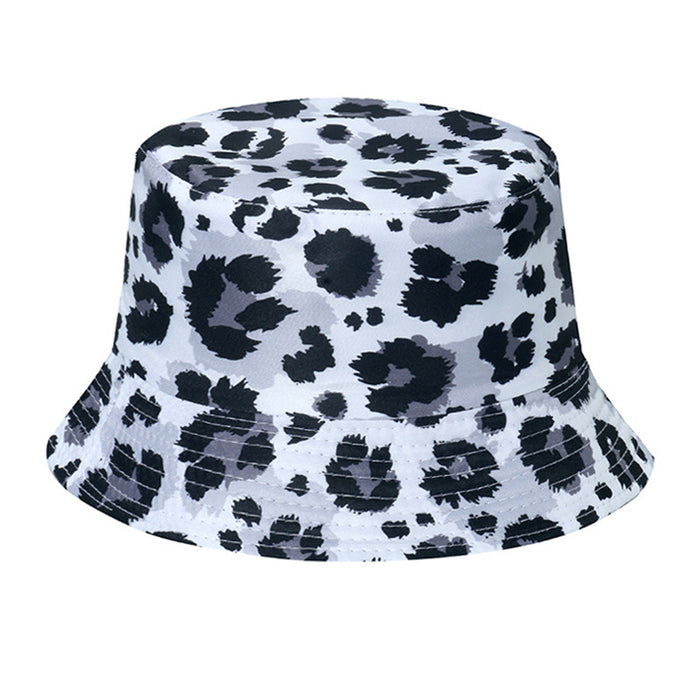 Wholesale Hat Polyester Colorful Tie Dye Leopard Bucket Hat JDC-FH-ShunMa28