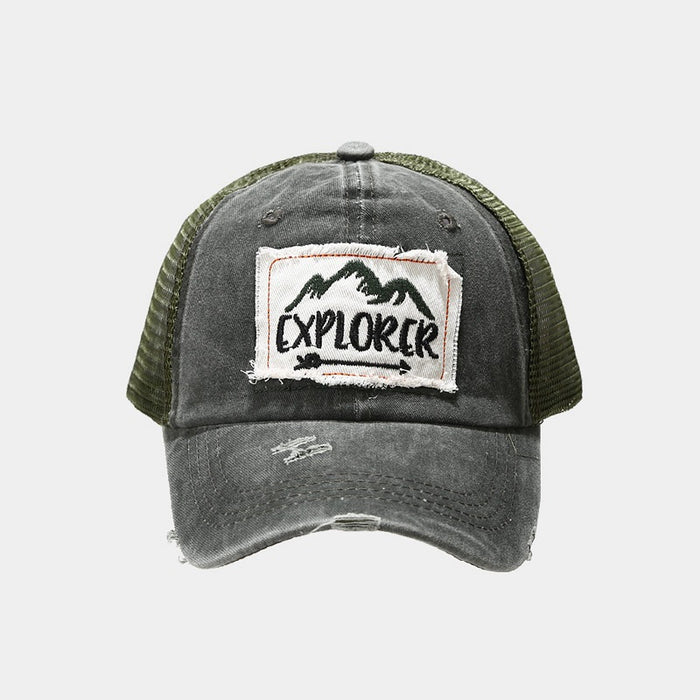 Capilla de béisbol de algodón de sombrero al por mayor Cap Sunshade MOQ≥2 JDC-FH-LVYI028