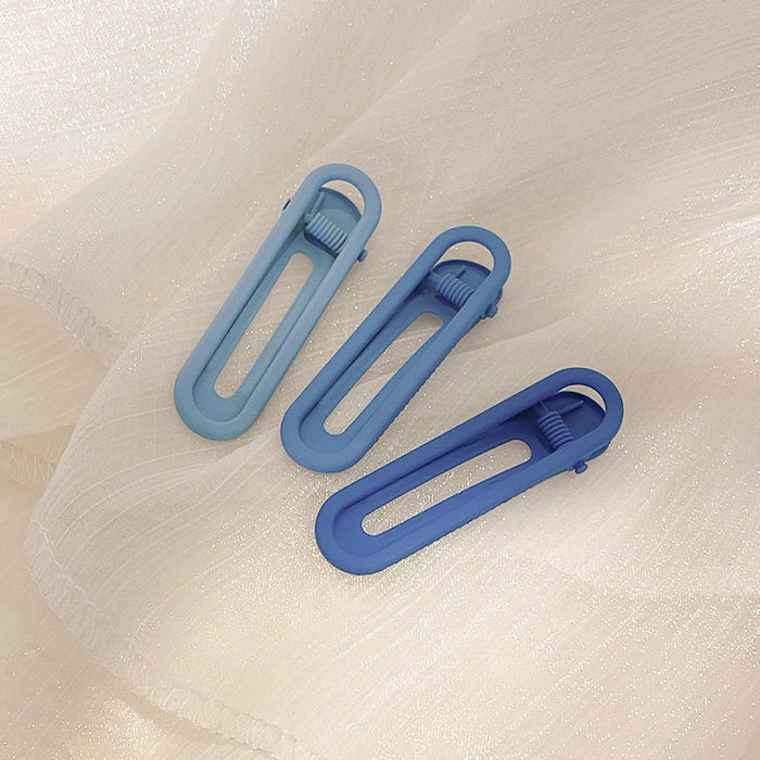 Wholesale hairpin plastic alloy candy color duckbill clip MOQ≥2 JDC-HC-SD002