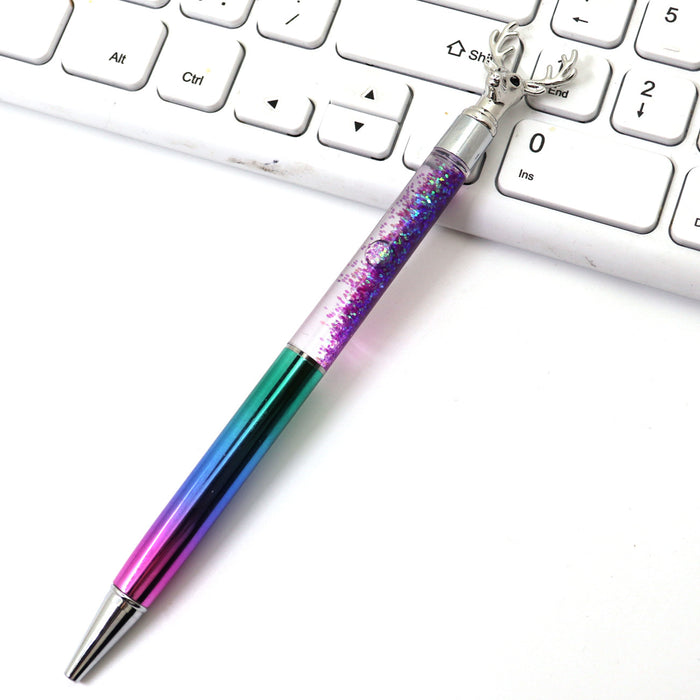 Pen de bolígrafo de metal en forma de alce en forma de alce JDC-BP-YISHG002