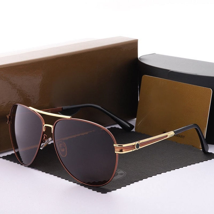 Wholesale Metal Toad Mirror Men's Polarized Sunglasses JDC-SG-OuSK004
