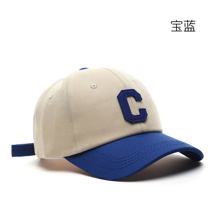 Al por mayor al por mayor japonés retro letra simple parche costura gorra de béisbol JDC-FH-TLA004