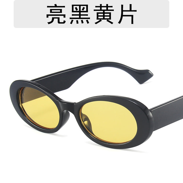 Gafas de sol de marco ovalado de lente de CA al por mayor JDC-SG-MANA001
