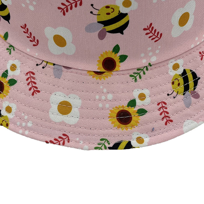 Sombrero de algodón de algodón de estampado de flores al por mayor JDC-FH-AXING003