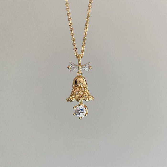 Wholesale Necklaces Copper Christmas Bells JDC-NE-KMN001