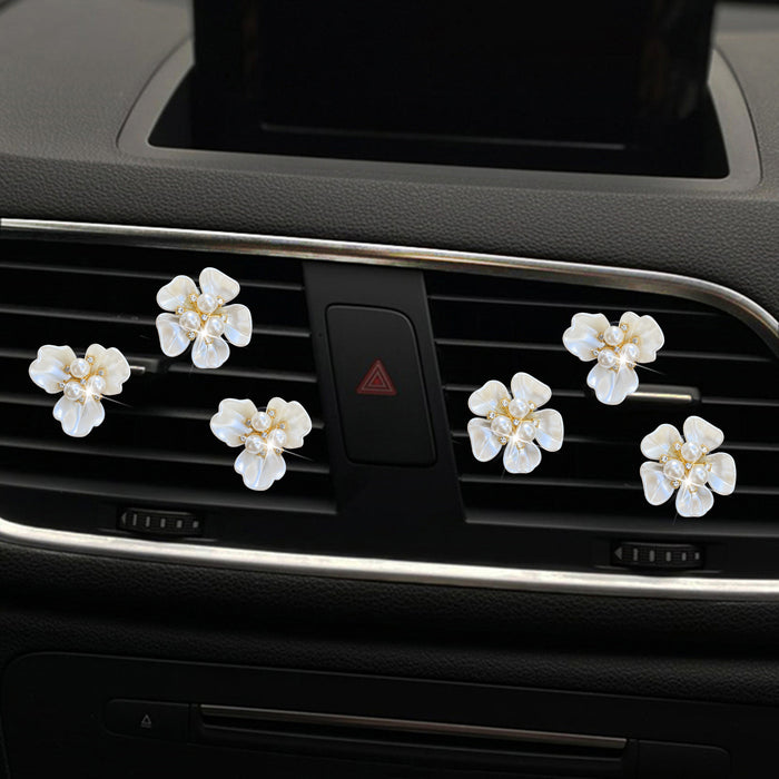 Accesorios de automóviles al por mayor metal cinco flores de pétal
