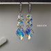 Jewelry WholesaleWholesale spring exaggerated sparkling crystal long women's earrings JDC-ES-kait003 Earrings 开康 %variant_option1% %variant_option2% %variant_option3%  Factory Price JoyasDeChina Joyas De China