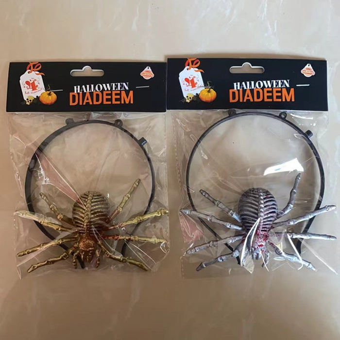 Toy al por mayor Toy Halloween Spider Dadem de plástico MOQ≥3 JDC-FT-NANX002