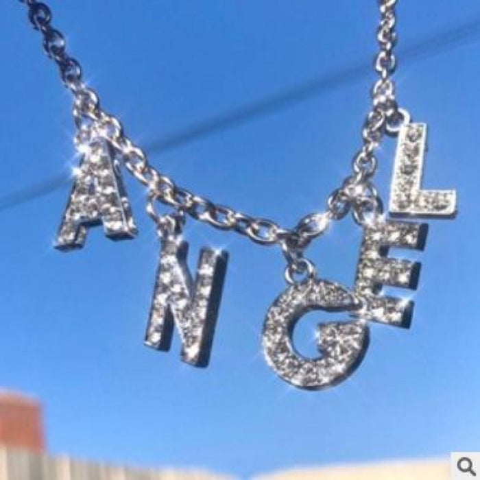 Wholesale Necklace Alloy Letter Necklace Necklace MOQ≥2 JDC-NE-Fhong013