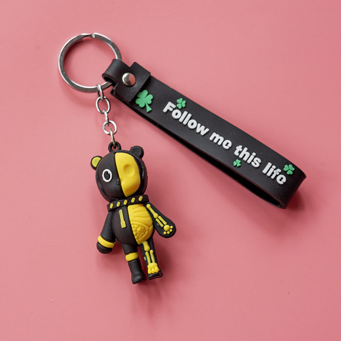 Wholesale doll keychain pendant doll schoolbag cartoon jewelry accessories JDC-KC-HTU044