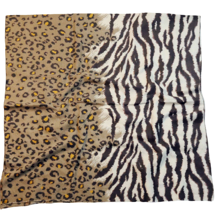 Wholesale Scarf imitation cashmere leopard print color printing shawl thickened winter warm JDC-SF-XJY003