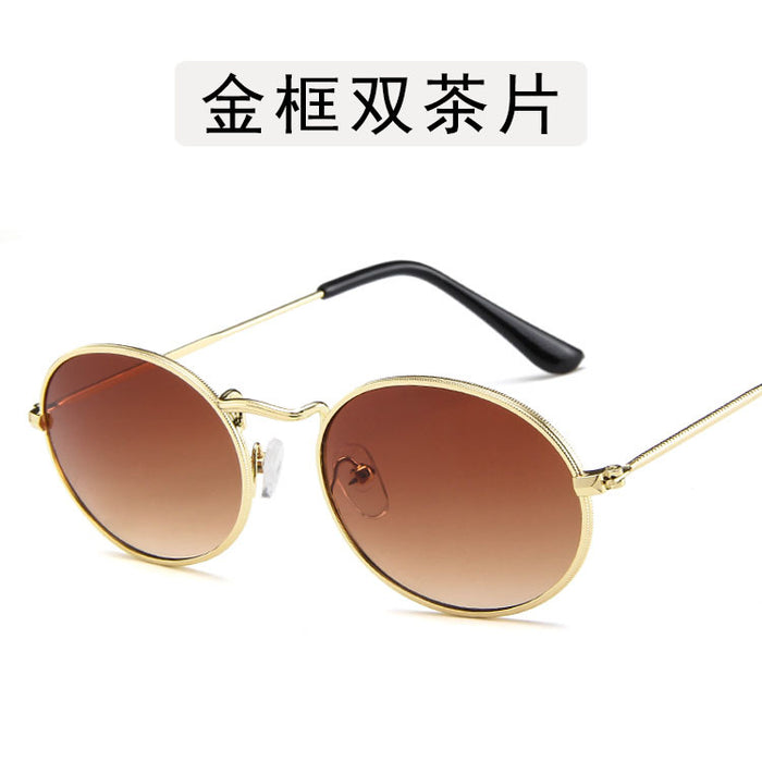 Wholesale AC Lens Small Round Frame Sunglasses JDC-SG-DeL001